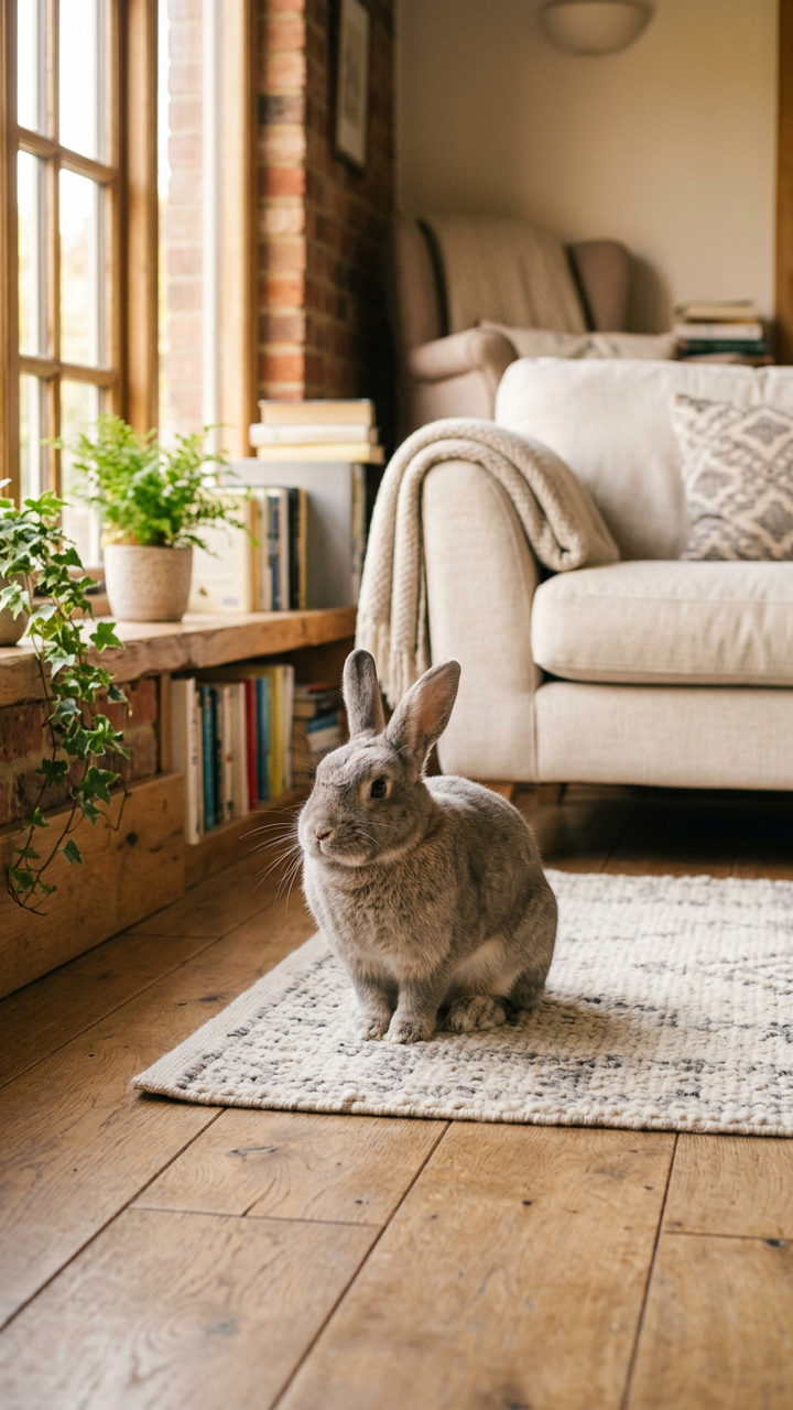 Pepper, waiting to be settled in
